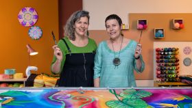 Técnicas de pintura en seda
