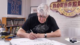 Calligraphy for an Ex Libris