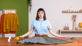 Corte y confección de faldas con sastrería artesanal