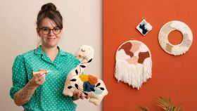 Técnicas de punch needle: crie bichos de pelúcia