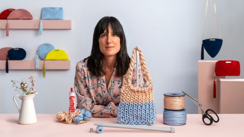 Design and Knitting of Bags with Silk Cord 