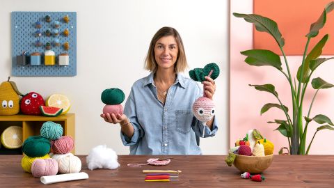 Introducción al crochet: amigurumis inspirados en alimentos