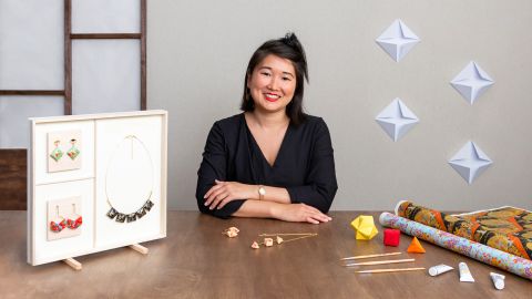 Paper Jewelry-Making with Origami Techniques