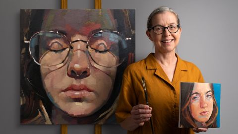 Portret olejny: baw się efektami światła i cienia