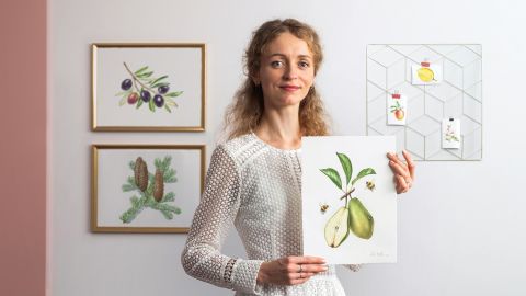 Ilustração botânica realista: entre em contato com a natureza