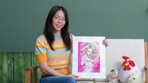 Porträts im Manga-Stil mit Aquarell