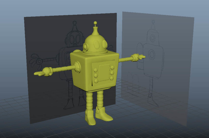 Mi Proyecto del curso: Introducción a la creación de personajes y modelado 3D con Maya 1