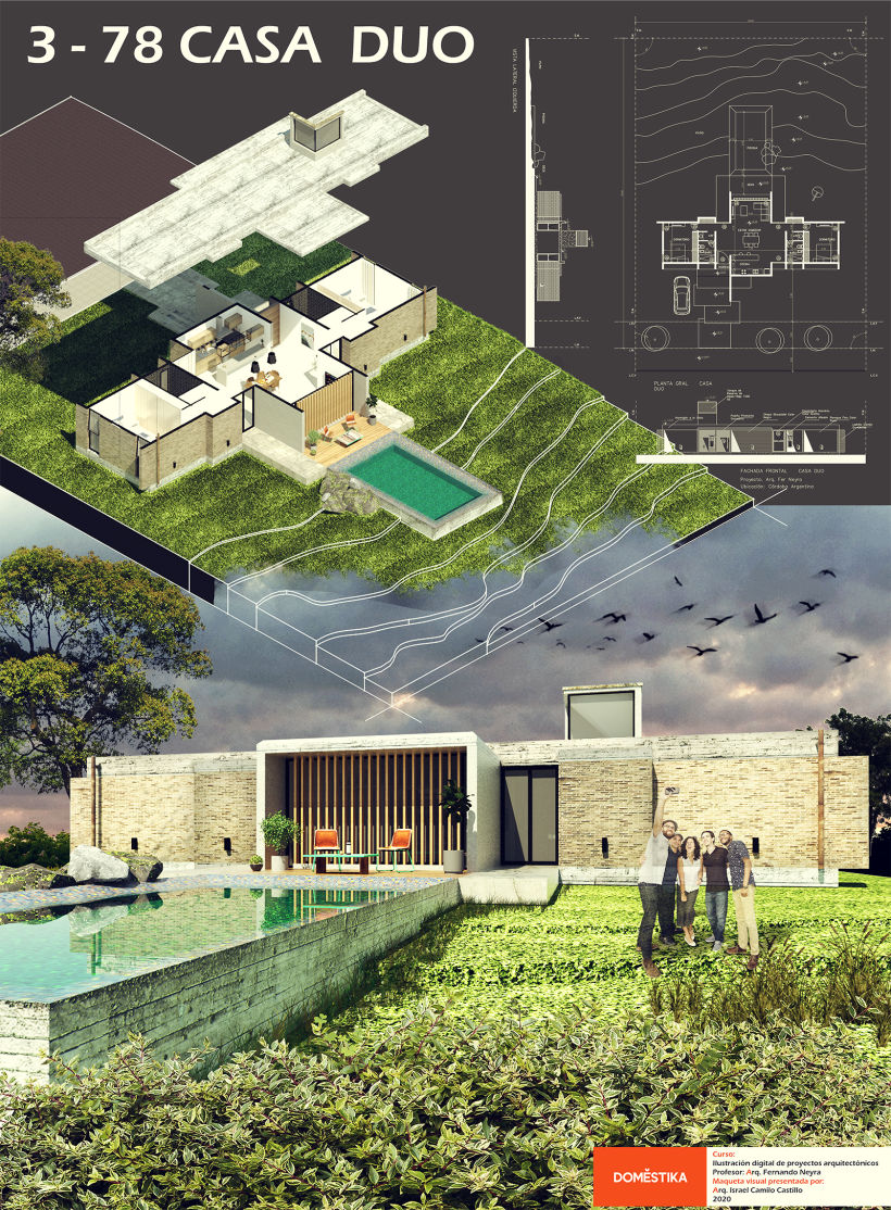 Mi Proyecto del curso: Ilustración digital de proyectos arquitectónicos 0