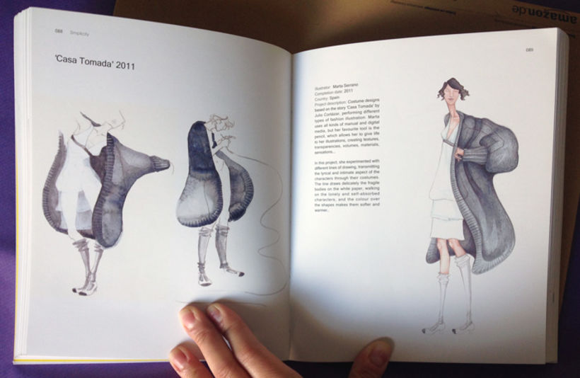 Publicado en el libro / Proyect published in the book:  "Creative Techniques of Fashion Illustration" Design Media Publishing
