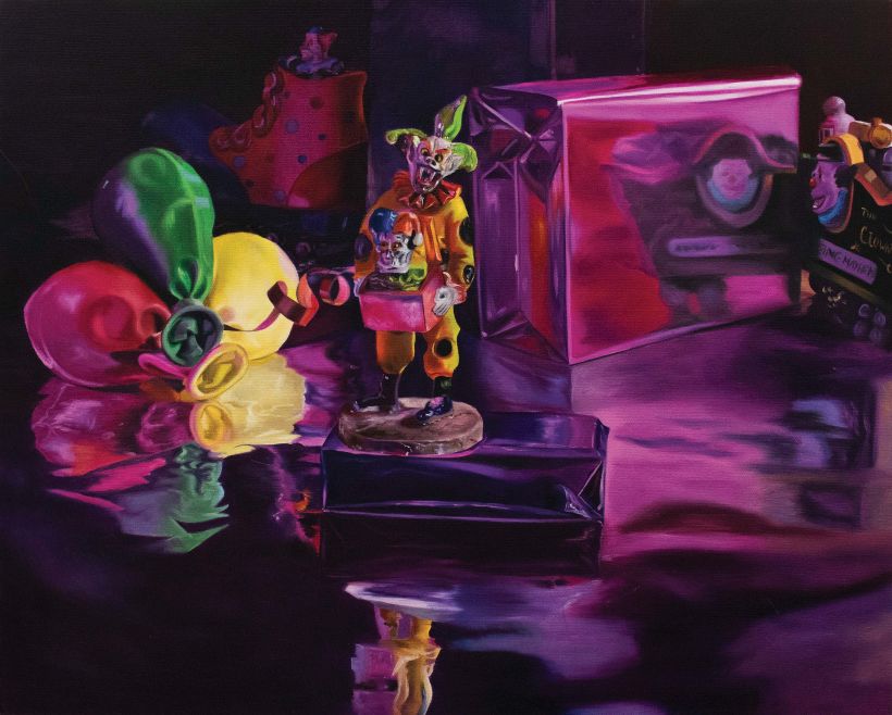 "Klowns" - Oleo sobre lienzo
