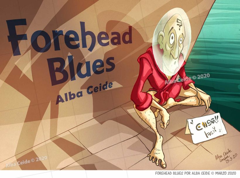 Forehead Blues by Alba Ceide 0