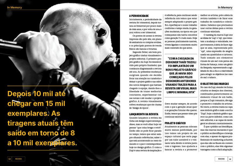 Projeto Gráfico - Revista Reverb 23
