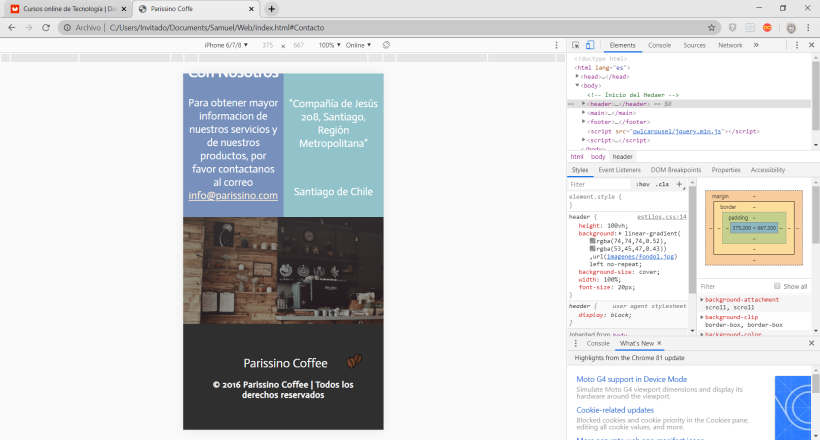 Mi Proyecto del curso: Introducción al Desarrollo Web Responsive con HTML y CSS 12
