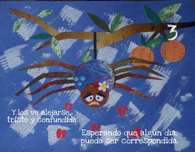 La araña Nemesia. Colección Cantos y cuentos de la hortaliza. De mi autoría. 3