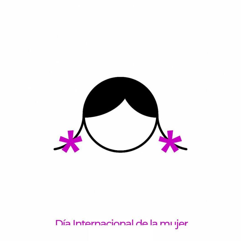 Diseño de cartel para el “Día Internacional de la Mujer" 💃🏻💃🏻💃🏻💜💜 -1