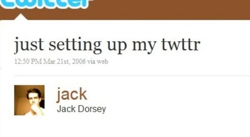 El primer tweet, 2006