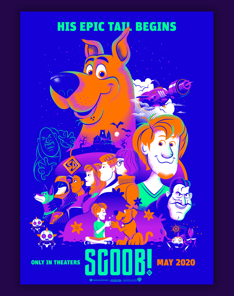 Scoob! Alternative movie poster 3