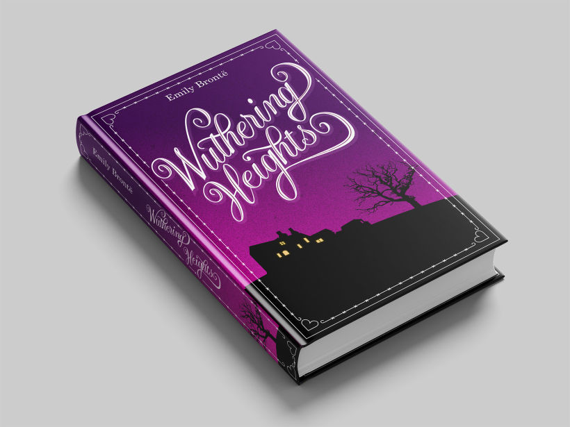 Wuthering Heights - Lettering Cursivo para portada de libro 2