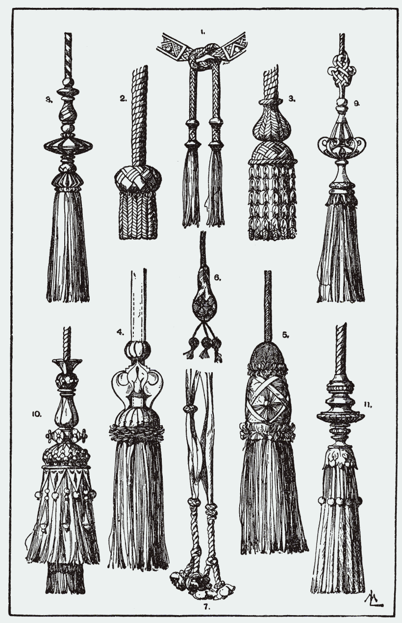 Ilustración de tassels de Franz Sales Meyer