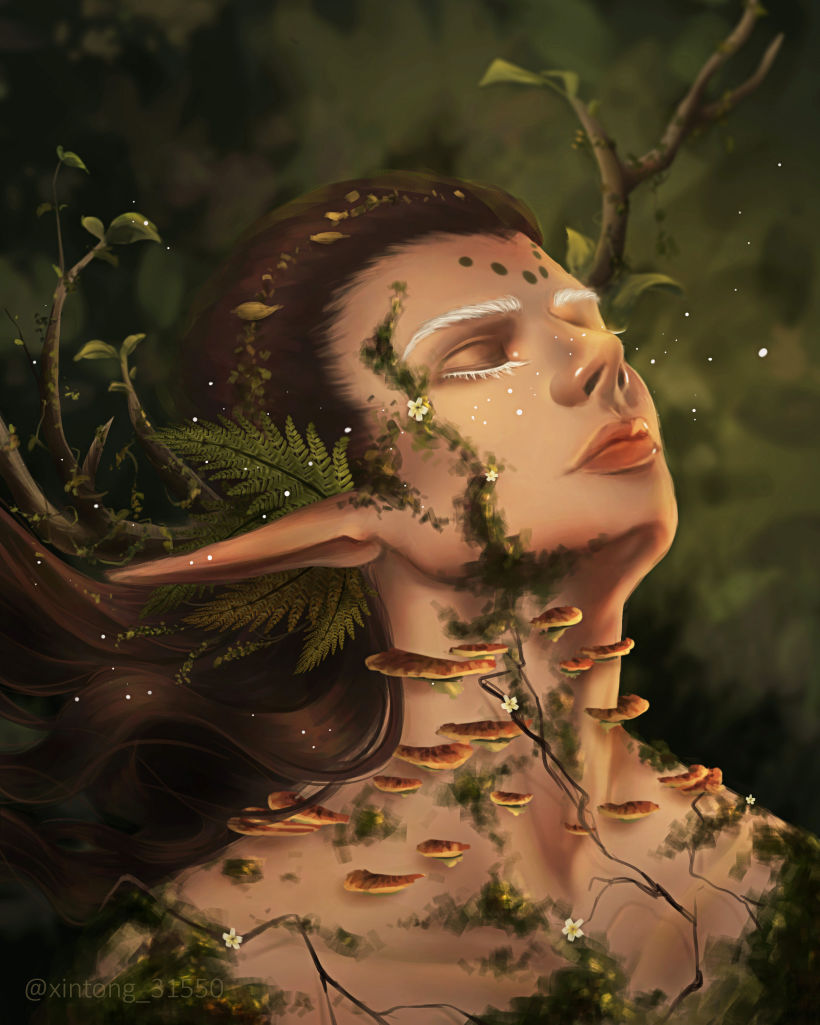 My project in Digital Fantasy Portraits with Photoshop course 0