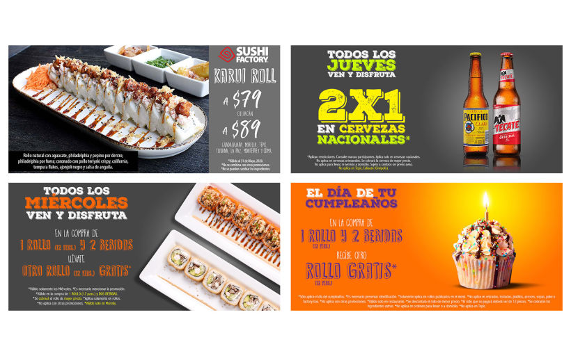 Sushi Factory - Banners Web