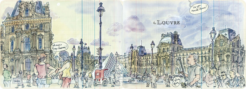 extract from the travel book "Paris", Le Louvre.