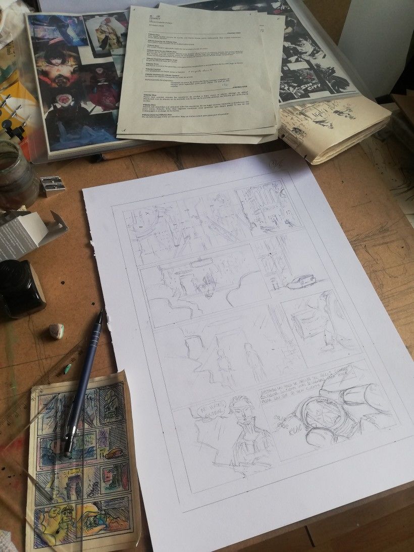 Mi Proyecto del curso: Acuarela y color para cómic e ilustración 4