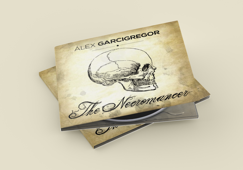Portada y libreto digital del EP 'The Necromancer' 1
