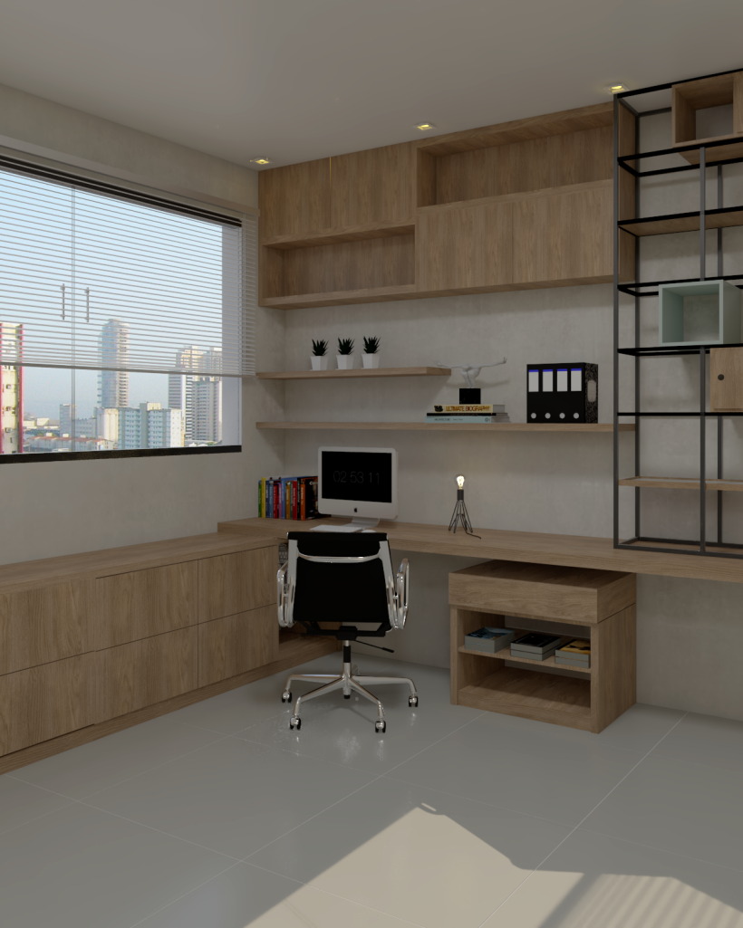 Loft: Quarto + Home office 3