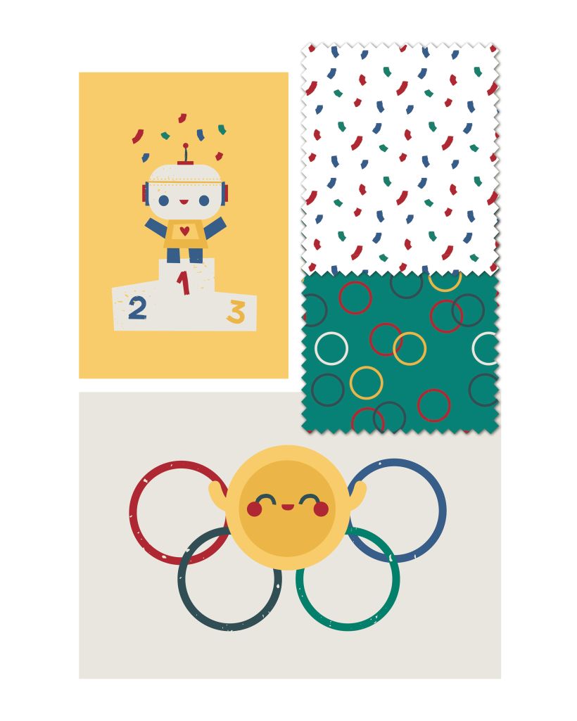 Olympic Day SS20 - Ilustraciones textil 4