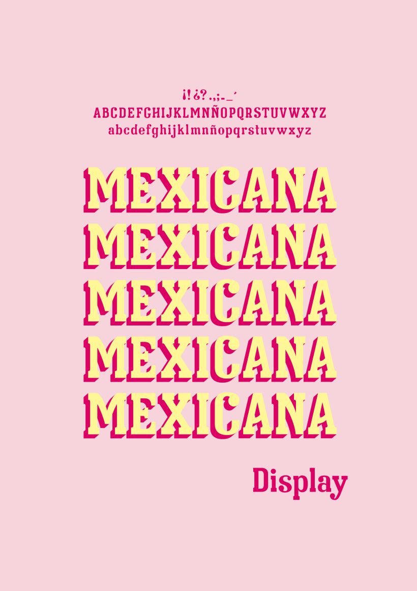 Mexicana Display Font 5