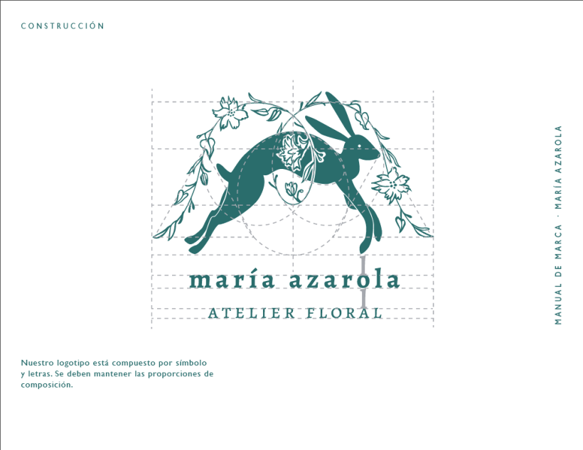 Logotipo para "MARÍA AZAROLA, atelier floral" 5