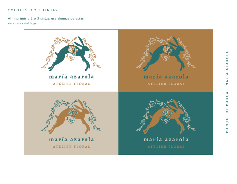 Logotipo para "MARÍA AZAROLA, atelier floral" 9