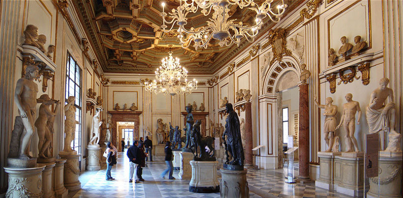 Galería en el Palazzo Nuovo
