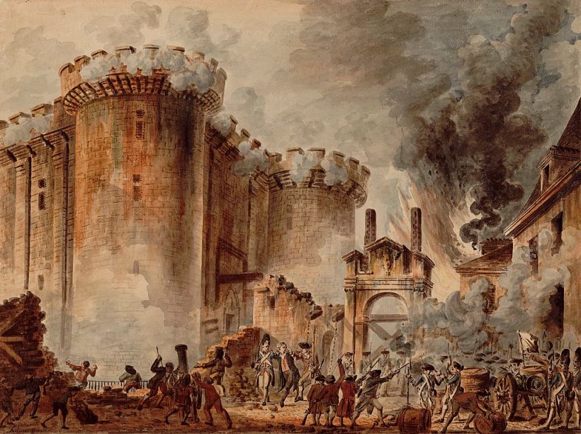 'La Toma de la Bastilla', por Jean-Pierre Houël