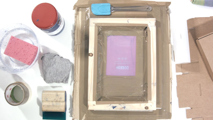 Tutorial Serigrafía: cómo hacer un packaging handmade 4
