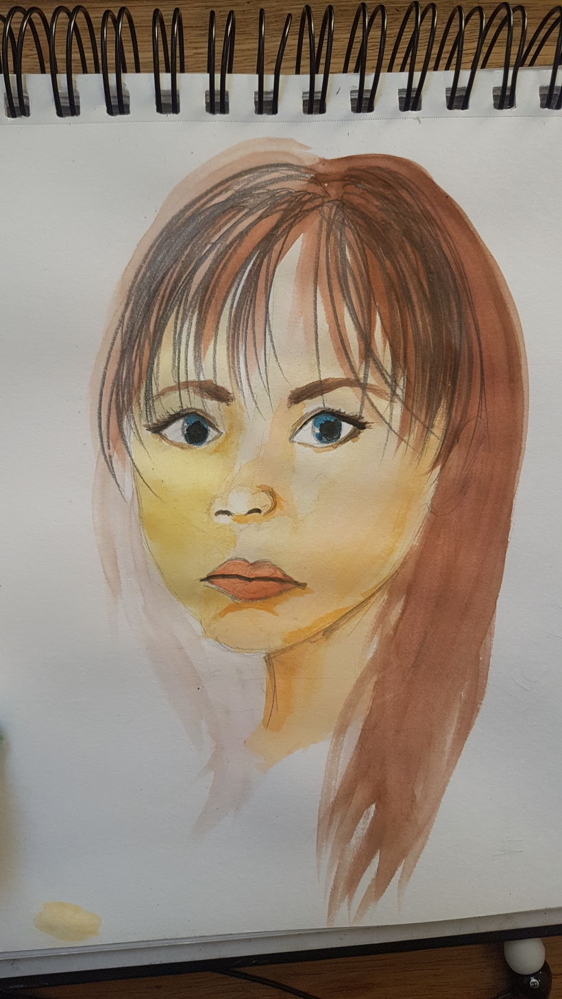 My project in  Watercolor Portrait Sketchbook course 0