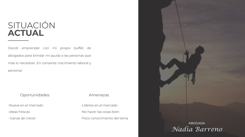 Nadia Barreno Abogada | #StoryTelling #ProyectoFinal 2