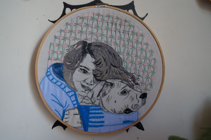 Mi Proyecto del curso: Creación de retratos bordados 1
