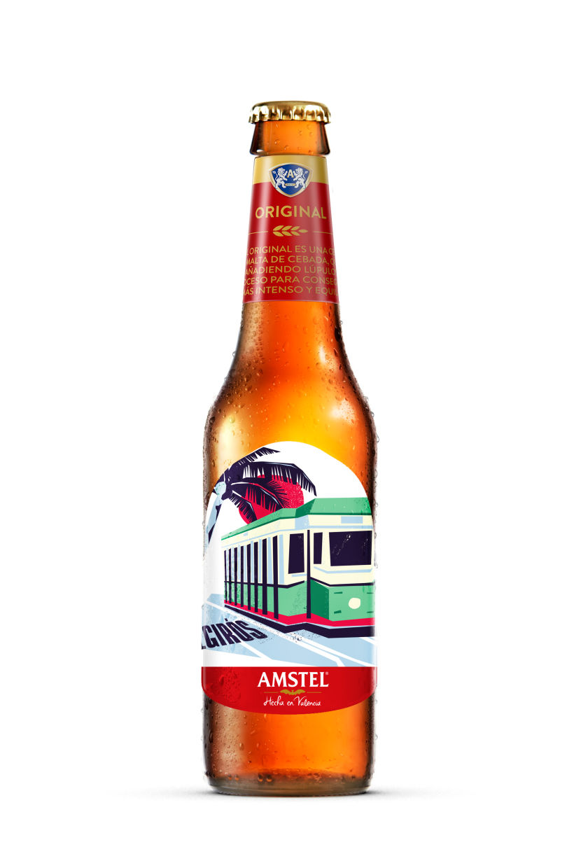 Amstel "Xè quin barri!"- Ilustración para edición especial de Amstel 1