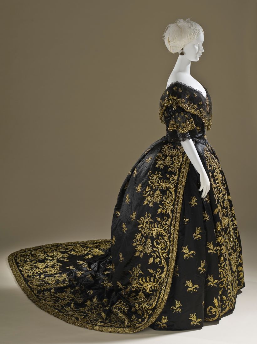 Vestido, ca. 1845, Portugal
