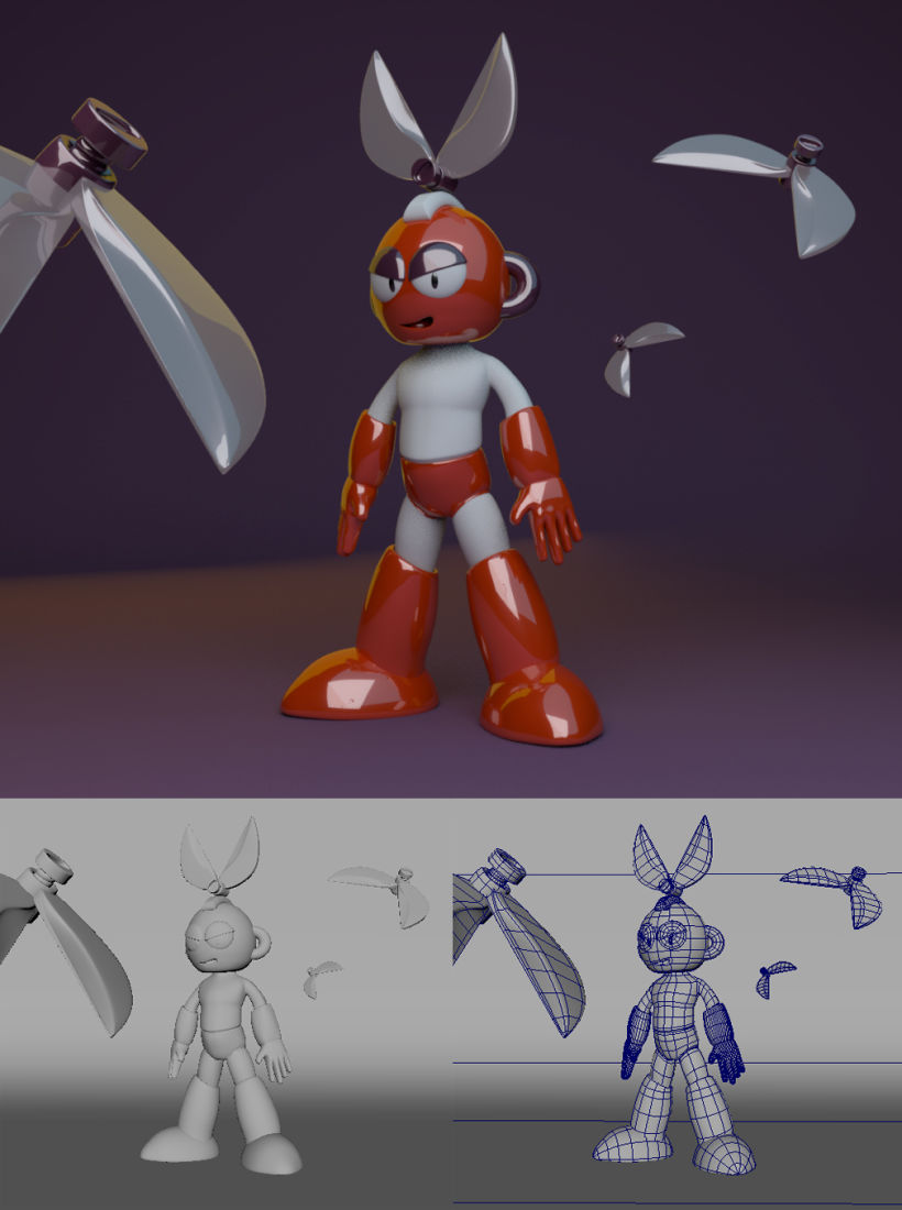 Mi Proyecto del curso: Introducción a la creación de personajes y modelado 3D con Maya 2