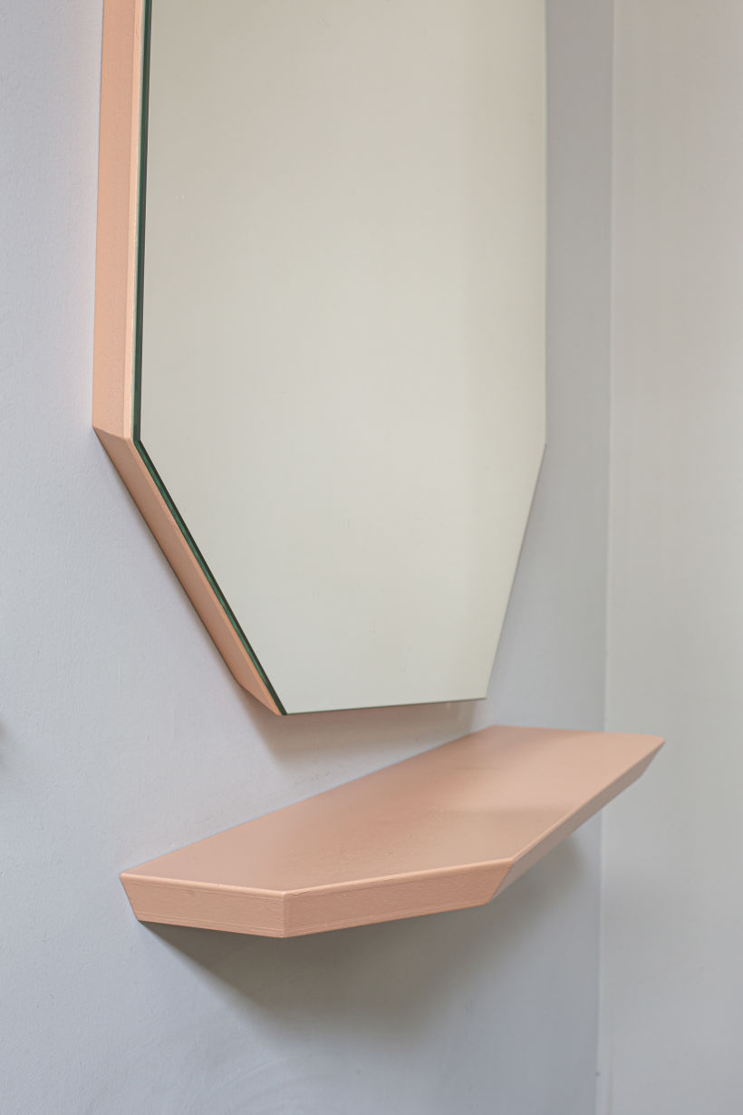 FLAT20 Custom Mirror and Shelf