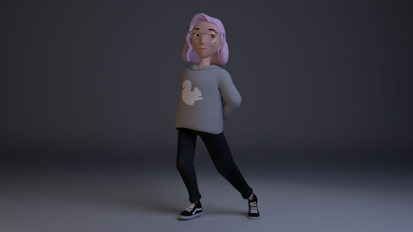 Mi Proyecto del curso: Rigging: articulación corporal de un personaje 3D  0