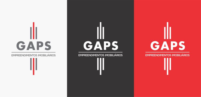 Meu projeto do curso: Design de logos: do conceito à apresentação · GAPS · Empreendimentos Imobiliários 1