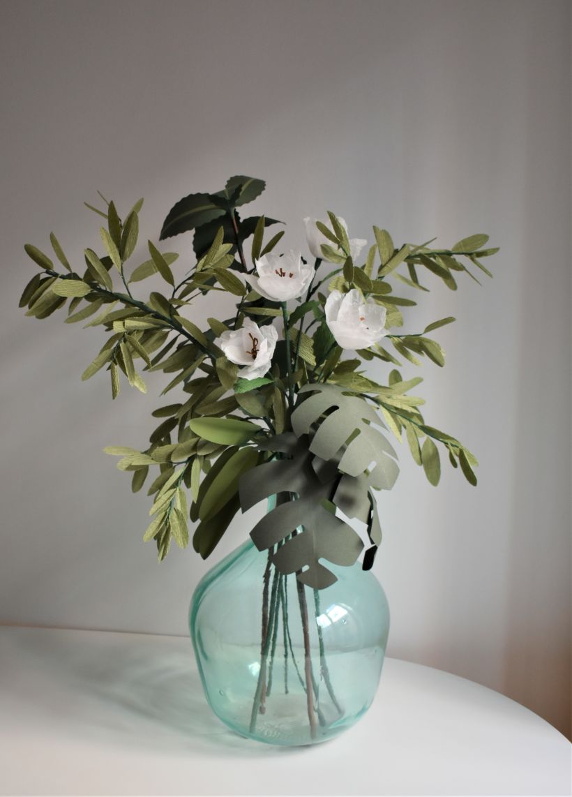 Paper flower arrangement -1