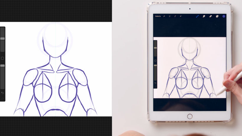 Tutorial Ilustración: conceptos básicos de la anatomía femenina 4