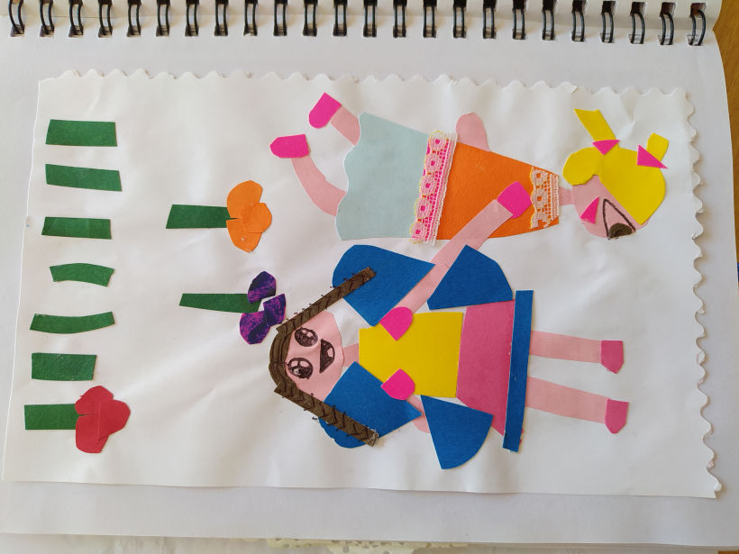 Mi Proyecto del curso: Dibujo y creatividad para pequeños grandes artistas. Experimentando en el dibujo y creatividad con mi hija 4