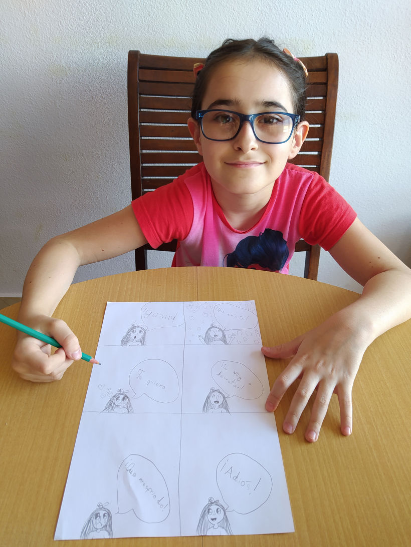 Mi Proyecto del curso: Dibujo y creatividad para pequeños grandes artistas. Experimentando en el dibujo y creatividad con mi hija 8