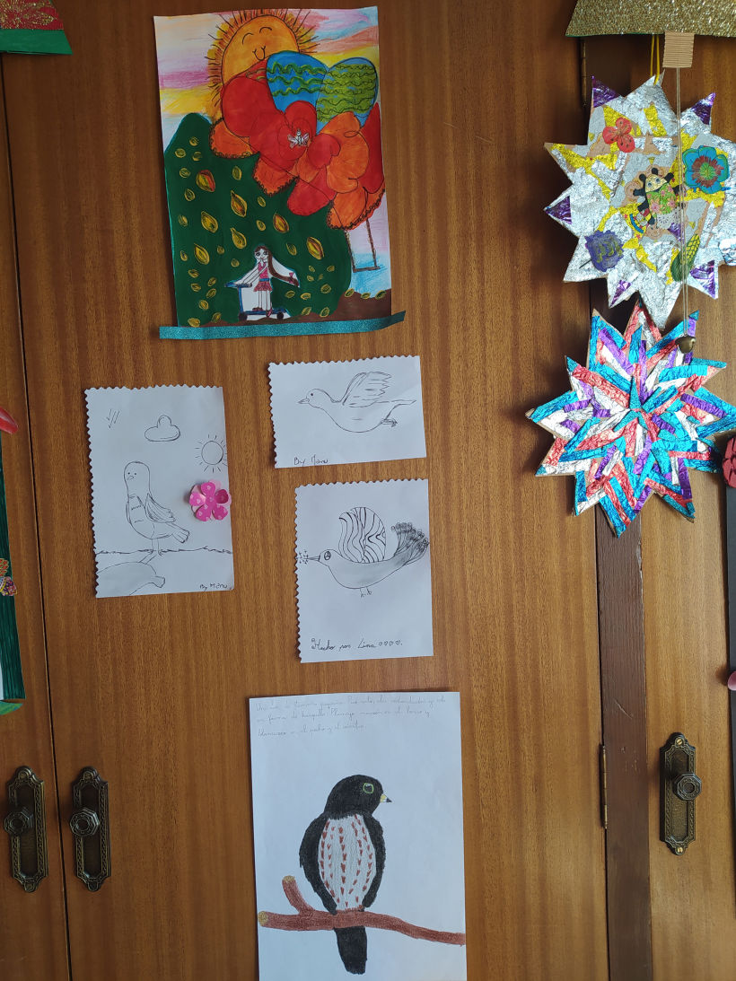 Mi Proyecto del curso: Dibujo y creatividad para pequeños grandes artistas. Experimentando en el dibujo y creatividad con mi hija 13